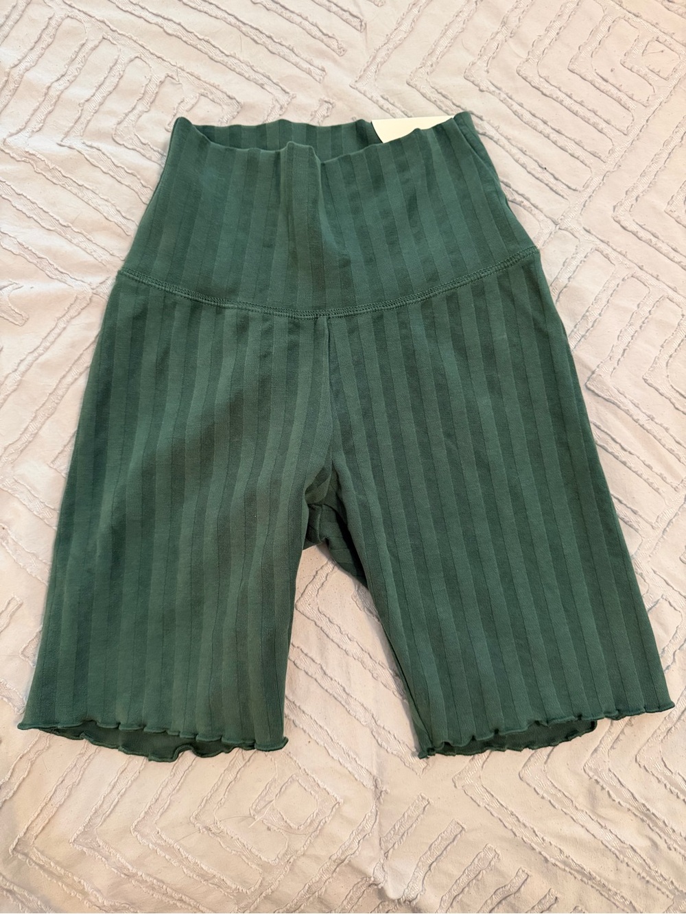 New Offline by Aerie XS High Waist Ribbed OG Bike Shorts with 7 inch inseam